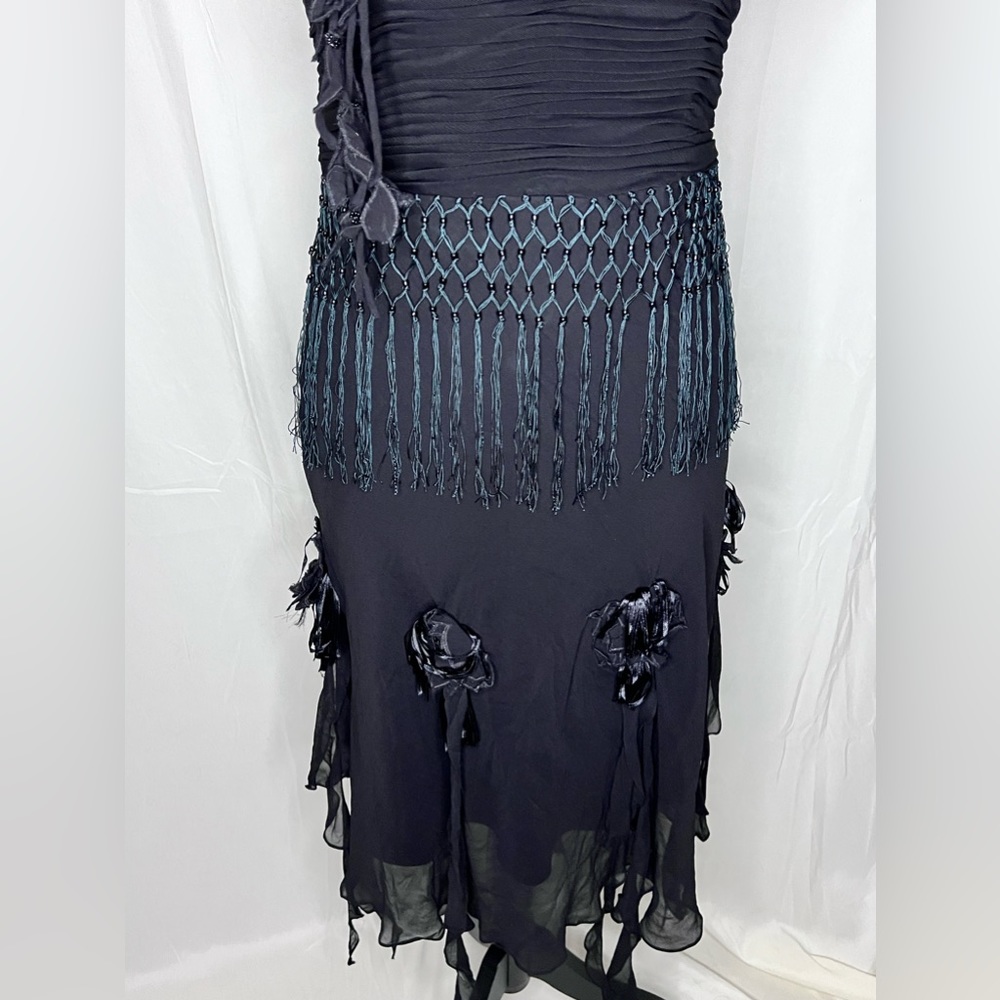 Jovani Strapless Black Cocktail Dress - Picture 5 of 9